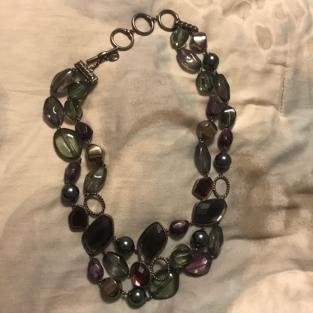 Gemstone Necklace 15$